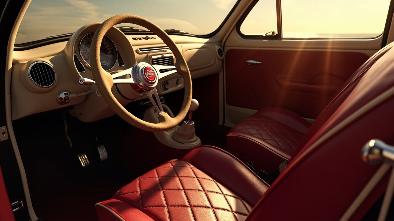 La Fiat 500 Interieur: ONU Design Mêlant Tradition et Innovation
