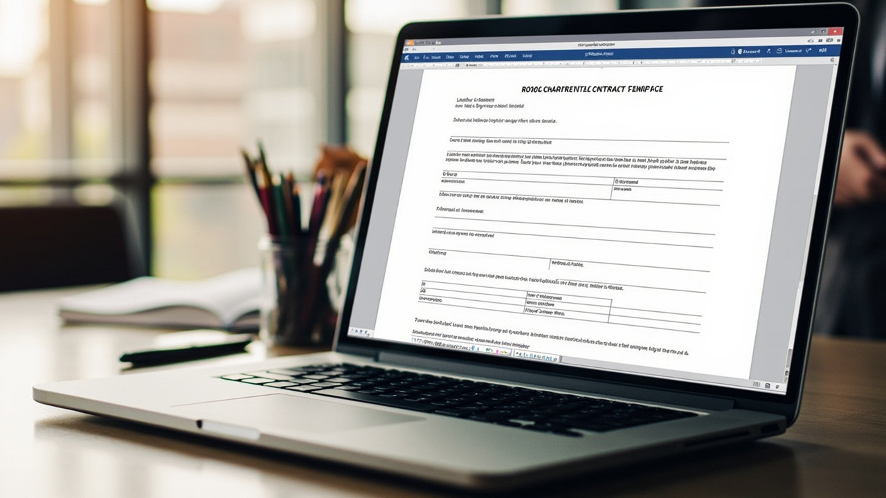 Modèle de contrat de location de voiture gratuit word