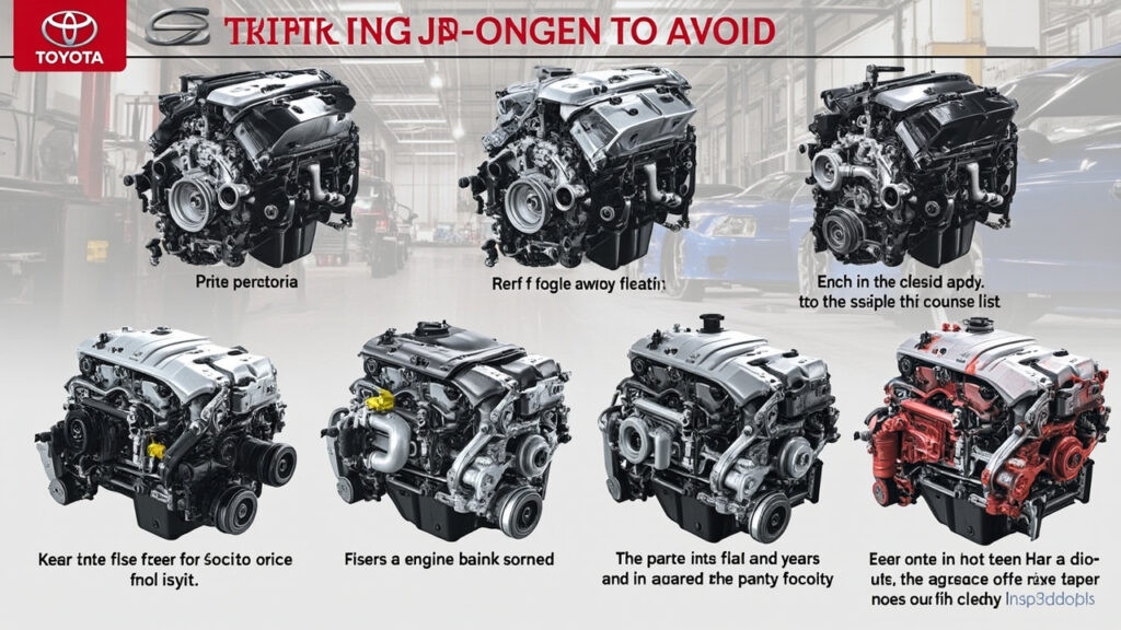 Moteurs toyota à éviter : guide des blocs problématiques