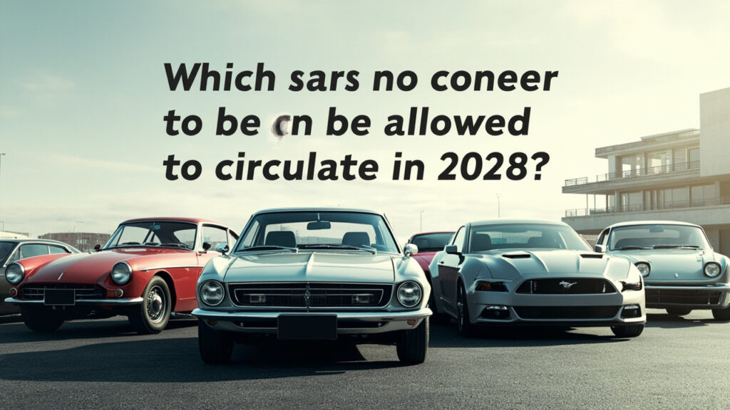 Quelle voiture ne pourra plus circuler en 2028 ?